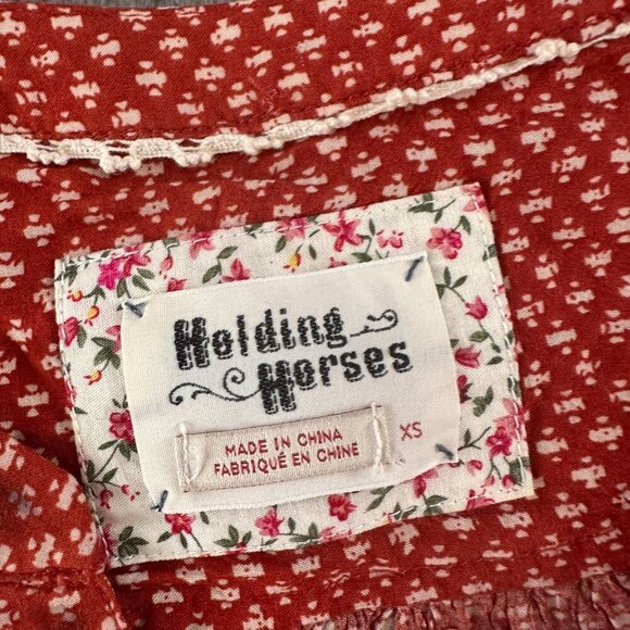 Anthropologie Holding Horses Rustic Pavin Button Down Tunic Women's XS - Picture 4 of 9